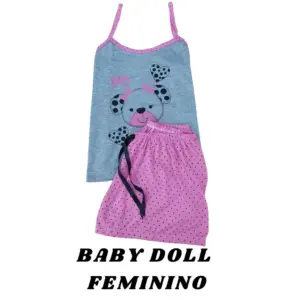 Baby Doll Feminino - Rosa