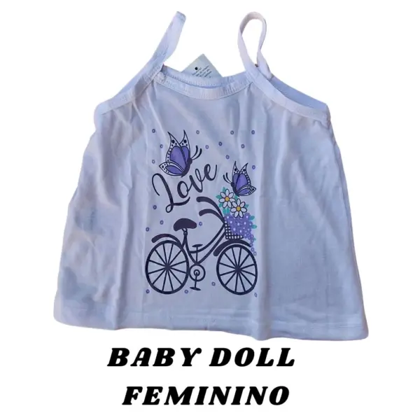 Baby Doll Feminino - Love Roxo - Imagem 3