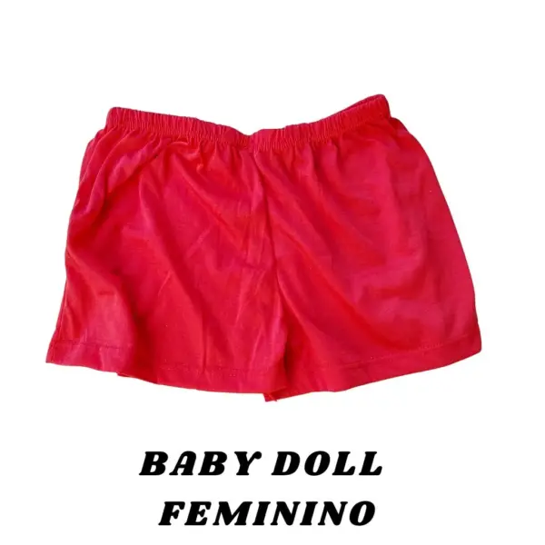 Baby Doll Feminino - Vermelho - Imagem 3
