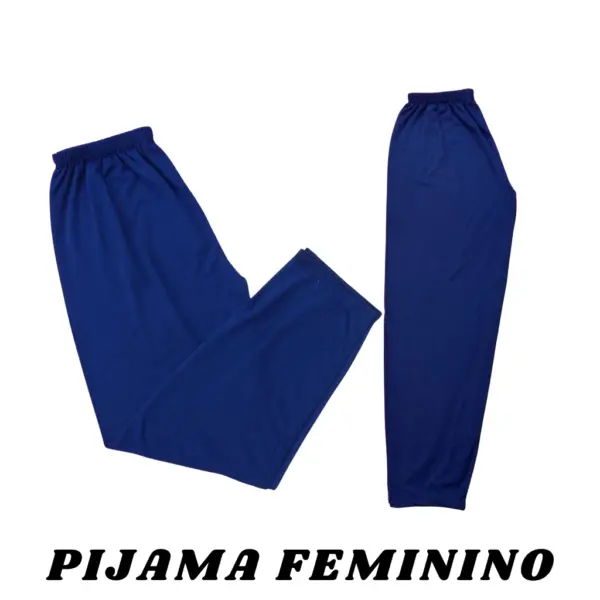 PIJAMA FEMININO MANGA LONGA - AZUL - Imagem 3