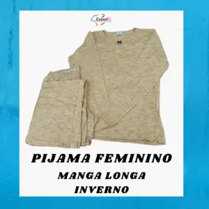 PIJAMA FEMININO MANGA LONGA - INVERNO